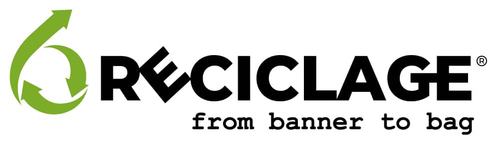 RECICLAGE - Upcycling - Banner & Plane - Reciglage - Logo