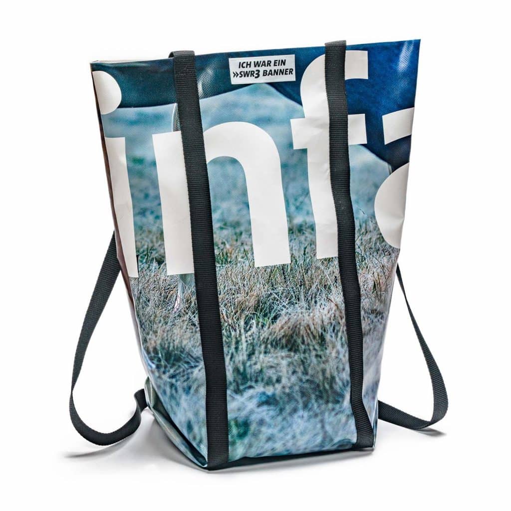 RECICLAGE - Upcycling - Banner & Plane - Tragerucksack