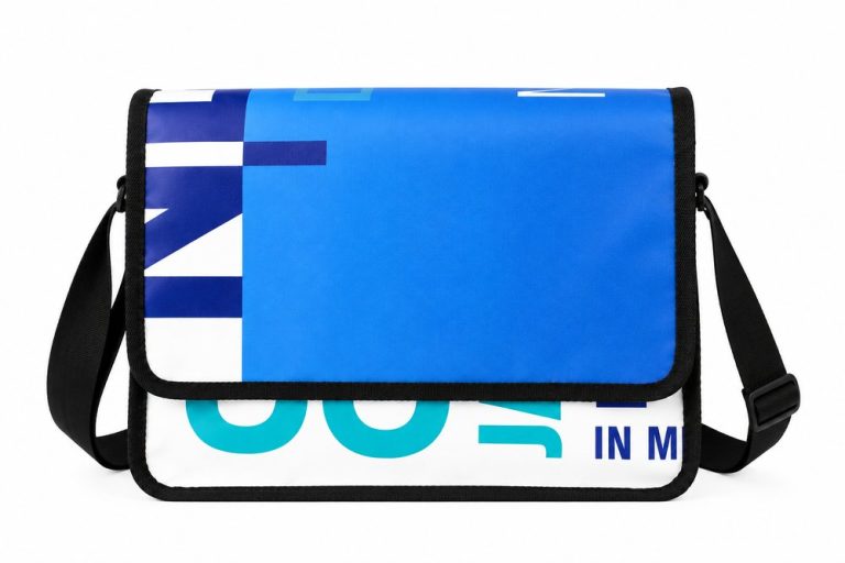 reciclage-upcycling-banner-plane-nachhaltig-Messenger-Bag
