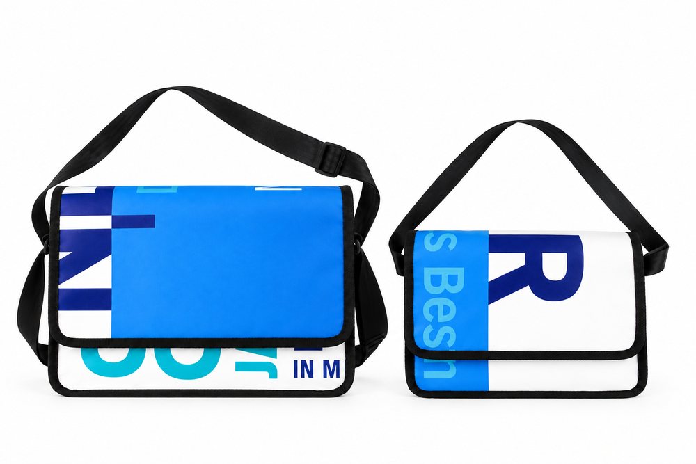 reciclage-upcycling-banner-plane-nachhaltig-Messenger-Bag-1