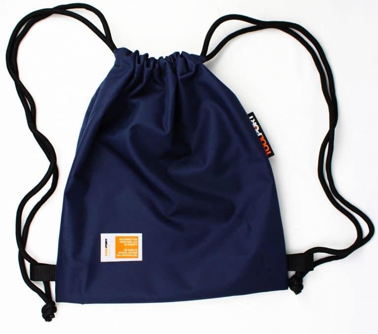 RECICLAGE - Upcycling - Banner & Plane - gym bag- Turnbeutel