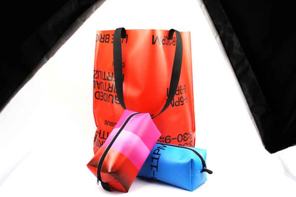 RECICLAGE - Upcycling - Banner & Plane - driving the human - Taschen
