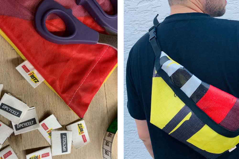 RECICLAGE - Upcycling - Banner & Plane - rbb it's fritz - hip bags
