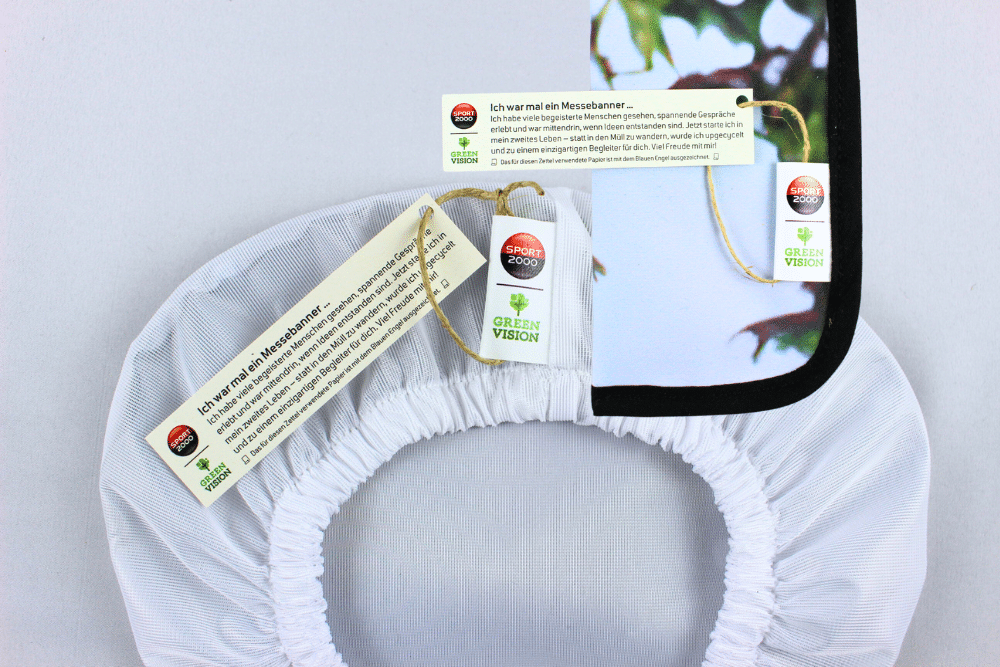 RECICLAGE - Upcycling - Banner & Plane - Referenz - Sport2000