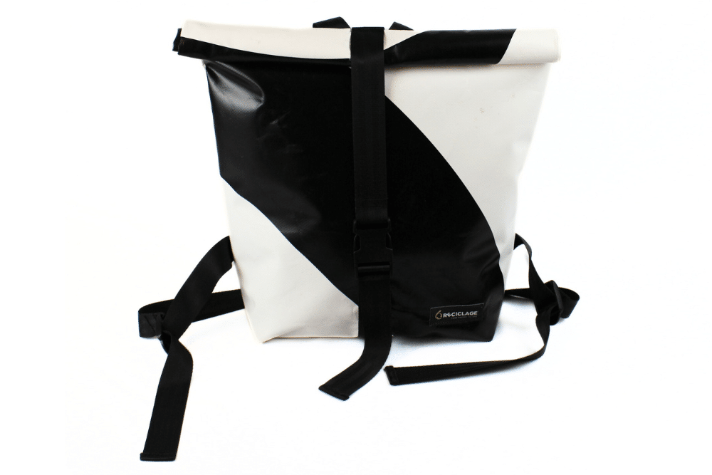 RECICLAGE - Upcycling - Banner & Plane - Rolltop Rucksack