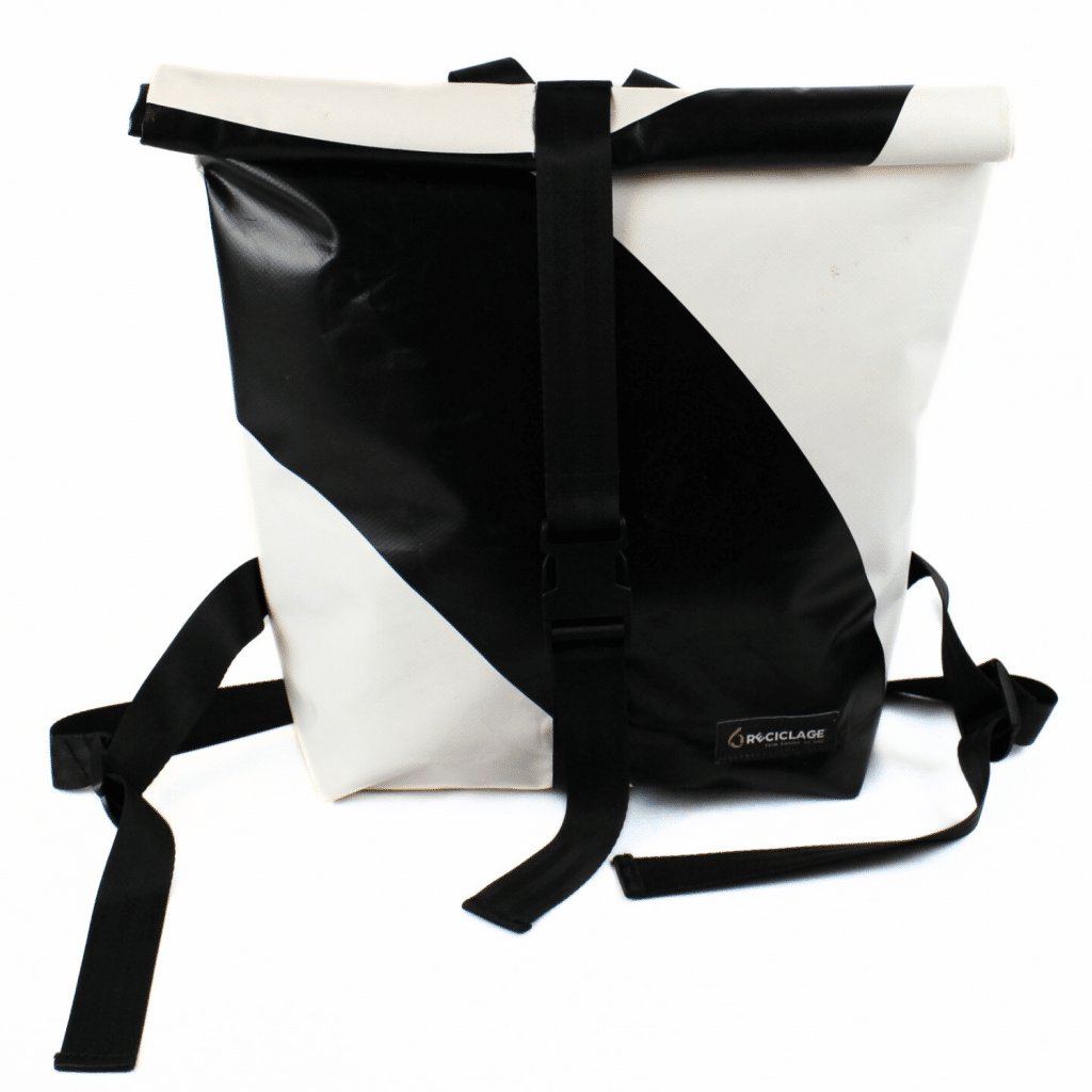 RECICLAGE - Upcycling - Banner & Plane - Rolltop Rucksack