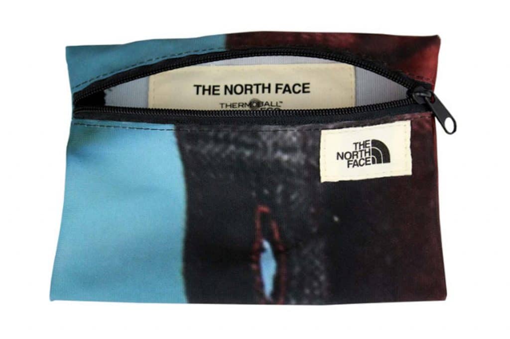 RECICLAGE - Upcycling - Banner & Plane - the north face - recycling - Etui
